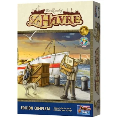 Imagen de Lookout Games Le Havre Juego De Mesa Estrategia para Adultos y Jóvenes a Partir 12 Años 1 5 Jugadores 2 Horas por Partida Español