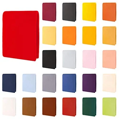 Imagen de CelinaTex Aqua Sábanas Ajustables Cama Boxspring de Agua algodón Elastano 90x200 100x220 cm Rojo