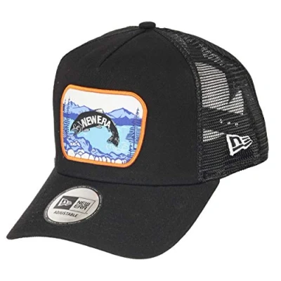 Imagen de New Era Fishing A Frame Adjustable Trucker Cap One Size