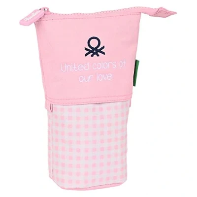 Imagen de Safta Portatodo Cubilete Benetton Vichy 8X19X6Cm, Multicolor, S (812253898)