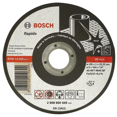 Imagen de Discos de corte BOSCH 2 608 600 549