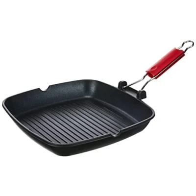 Imagen de Lagostina Linea Rossa Sartén para parrilla (cerámica, 280 mm), color negro