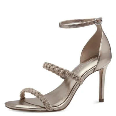 Imagen de Tamaris Mujer 1 28035 42, Sandalia con talón, Dorado, 36 EU