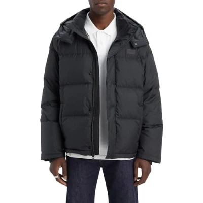 Imagen de Levi&#039;s Laurel Short Puffer Chaqueta de plumas, Hombre, Talla: XL, Jet black