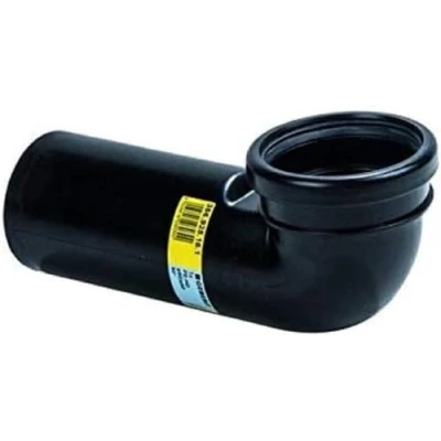 Imagen de Geberit Codo De Desagüe 90 Pe Para Inodoro Suspendido, Con Extensión: D 90Mm D1=90Mm (366.925.16.1)