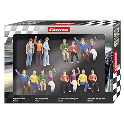 Imagen de Carrera 20021128 Figure set fans Slot Car Racing Accessory Cars Fanáticos, multicolor, Talla única