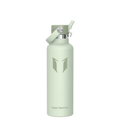 Imagen de Super Sparrow Botella Agua Acero Inoxidable Botellas Termica 750ml Sin BPA Termo Cantimplora con Pajita Vacío, para Deporte, Viaje, Escuela, Exterior, Oficina, Gimnasio