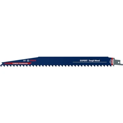 Imagen de Bosch Professional 1x Hoja de Sierra sable Expert `Tough Wood` S 1242 KHM (para Madera tratada a presión, construcción, Longitud 300 mm, accesorios sable)