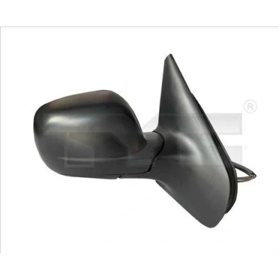 Imagen de espejo retrovisor Tyc 337 0295 derecha negro Ajuste por cable, convexo, tintado en azul, caja pequeña de VOLKSWAGEN: Golf 4, Bora Berlina