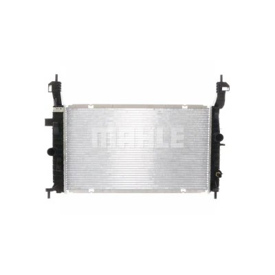 Imagen de MAHLE ORIGINAL CR 2120 000S Radiador, refrigeración del motor 605 348 16 con accesorios elemento tensor, tapones Aletas soldadas