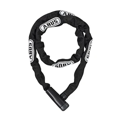 Imagen de ABUS Candado de cadena Steel O Chain 5805K acero para bicicletas Nivel seguridad 5 110 cm Negro