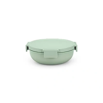 Imagen de Brabantia Make &amp; Take Ensaladera 1.3L Bandeja Extraíble para Condimentos Aliños Cierre de Clic Seguro Hermético Apta Congelador, Microondas Lavavajillas Verde (Jade Verde)
