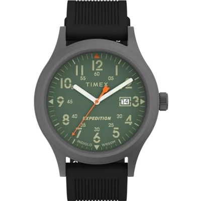 Imagen de Timex Reloj Analógico para Hombres de Cuarzo con Correa en Silicona TW4B302009J