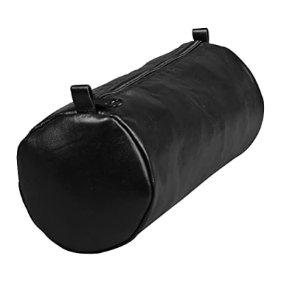 Imagen de Clairefontaine Ref 77032C Estuche grande de piel redondo 22 x 8 cm Apto para guardar y transportar lápices, bolígrafos accesorios Marrón