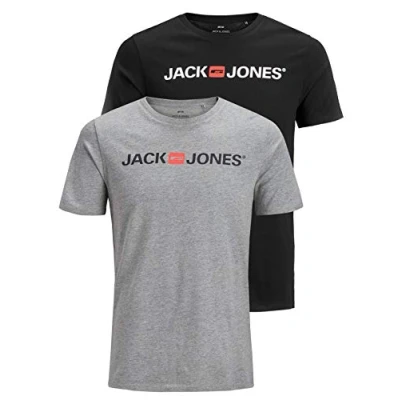 Imagen de Jack &amp; Jones Paquete de 2 Camisetas para Hombre, XL