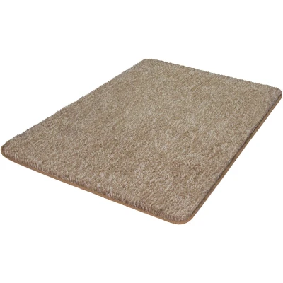 Imagen de Kleine Wolke Badteppich Seattle / 70 x 120 cm/Farbe Taupe Alfombrilla de baño, poliéster, Pardo, 70x120x3 cm