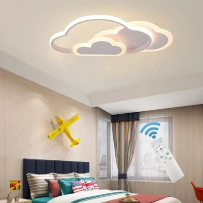 Imagen de Lampara techo, 42CM 3000K 6500K Regulable plafon led techo para Cuarto de Niños Dormitorio Sala Estar