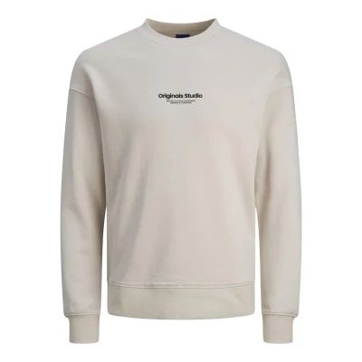 Imagen de Jack &amp; Jones Jorvesterbro Sweat Crew Neck Noos Suéter pulóver, Hombre, Beige, XXL