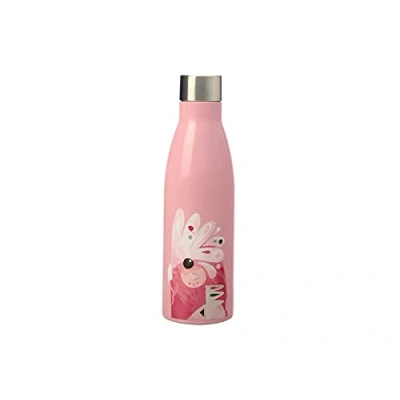 Imagen de Maxwell &amp; Williams Pete Cromer Botella Térmica de Agua con Diseño Cacatúa Galah Acero Inoxidable 18/10, 500 ml Azul Marino