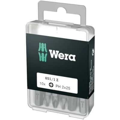 Imagen de WERA 05072401001 851/1 Z PH 2 x 25 mm DIY Box Punta Phillips