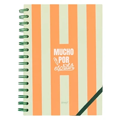 Imagen de Mr. Wonderful Libreta A5 naranja Mucho por escribir