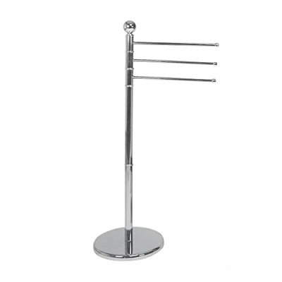 Imagen de WENKO Toallero pie Exclusiv Cromo Perchero, Brazos Flexibles