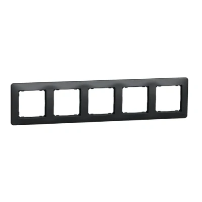 Imagen de Schneider SDD314805, Marco 5 Elementos Sedna Design Antracita (EAN 3606481482693)