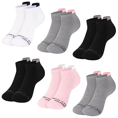 Imagen de L&amp;K II Pack de 12 Calcetines Sneaker Cortos deporte para Mujer Multicolor 35/38 2144 N 35 38