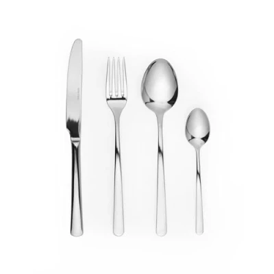 Imagen de Salter BW08628 Cubertería Completa Kendal, Para 4 Personas, Set De 16 Piezas Acero Inoxidable 18/10, Conjunto con estilo elegante y atemporal, Aptos Lavavajillas, Ajusten Cómodamente A Mano