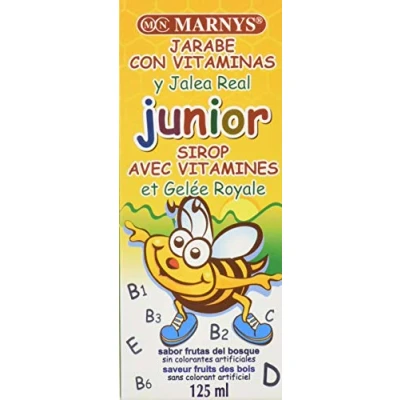 Imagen de Marny&#039;s Jarabe JUNIOR Multivitamínico con Jalea Real y 12 Vitaminas 125ml Sabor Frutas del Bosque