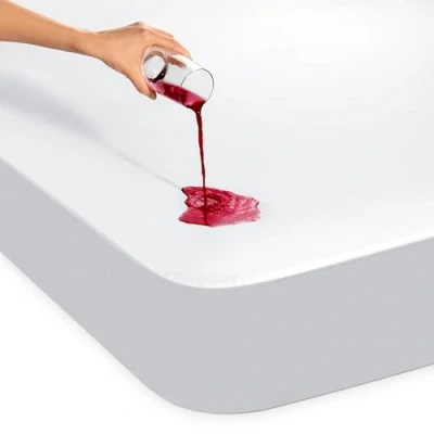 Imagen de Dreamzie Cubre Colchon 140x200 cm Impermeable y Resistente Protector Protección Óptima Transpirable