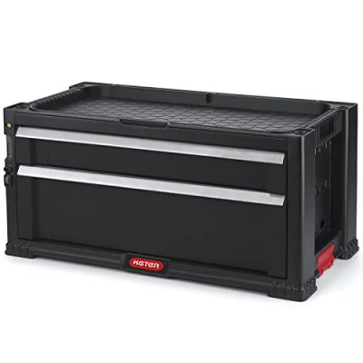 Imagen de KETER 237790 Caja de herramientas sin herramientas, color negro