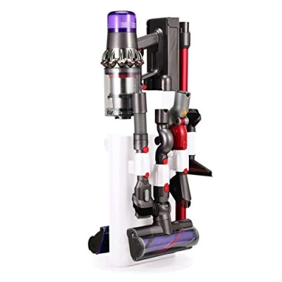 Imagen de Janjunsi Soporte de Aspiradora Inalámbrica para el Hogar Dyson V6 V7 V8 V10 V11 V12 V15 Piso Independiente Acero al Carbono (Sin Perforar la Pared)