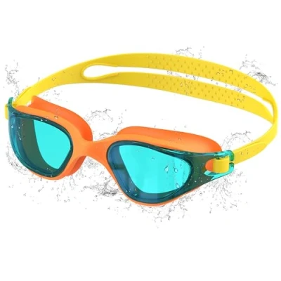 Imagen de Ambienden Gafas Natacion Hombre Mujer Para Adultos Lentes Antivaho HD, ProteccióN UV, Impermeables, Aptas Entrenamiento, CompeticióN Y Piscina Unisex Con Ajuste Seguro YL