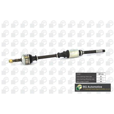 Imagen de BGA DS1416RA Árbol de transmisión Eje delantero, derecha 807, 807 CITROËN: Saxo Hatchback, PEUGEOT: 106 II Hatchback