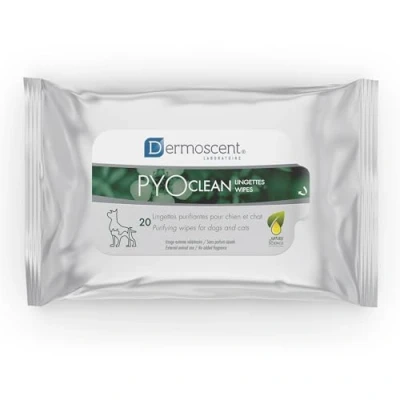 Imagen de DERMOSCENT PYOCLEAN TOALLITAS PERROS GATOS (NDR)