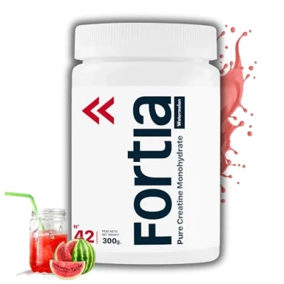 Imagen de FORTIA Creatina Monohidratada Sabor Monohidrato Sabores para Mejorar el Rendimiento Deportivo con de en Polvo 300gr