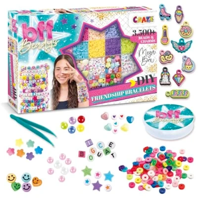 Imagen de Mega Box BFF Set de Pulseras la Amistad, DIY Beadys Pulseras, bisutería Infantil Manualidades