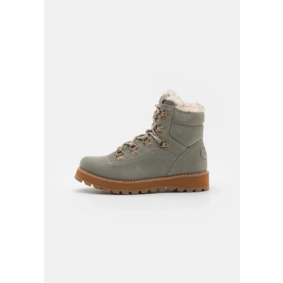 Imagen de Roxy Bradie Botines con plataforma, Mujer, Talla: 37, Olive Cuero velour