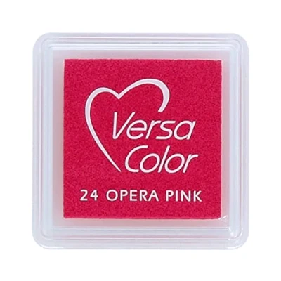 Imagen de Tsukineko Pigmento VersaColor Inkpad 1&quot; Cubo, Rosa ópera, Talla única