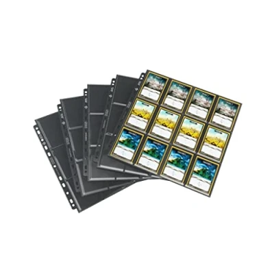 Imagen de Gamegen!c 24 Pocket Sideloading Pages Pack Black (10), Color Negro (Gamegenic GG3011)