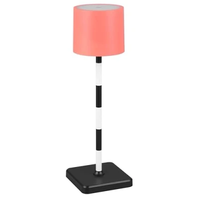 Imagen de Reality Leuchten Fernandez Lámpara de mesa LED recargable, roja, IP54, CCT, atenuable
