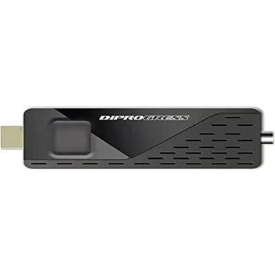 Imagen de Decodificador Digital Terrestre DIPROGRESS HDMI Stick TV DVB T2 H.265 HEVC 265 10 bits DPT210HA, Negro