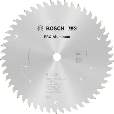 Imagen de Bosch Professional Disco de sierra circular Standard for Aluminium (aluminio, 140 x 10 1,6 mm, 50 dientes, accesorio sin cables)