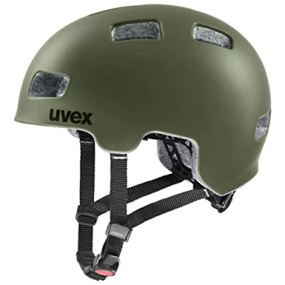 Imagen de uvex hlmt 4 cc, casco infantil ligero, ajuste de talla individualizado, ventilación optimizada, forest matt, 51 55 cm