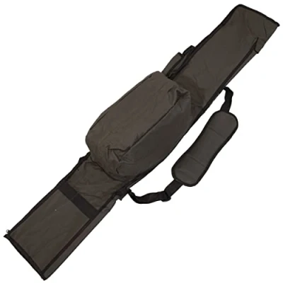 Imagen de Ultimate 12ft 3 Piezas Carp Rod Hold All 2 cañas 130cm Funda de pesca