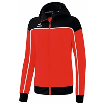Imagen de erima Change by Chaqueta de Entrenamiento con Capucha, rojo/negro/blanco, 40 para Mujer