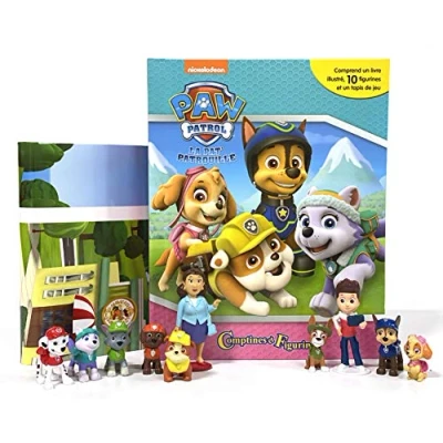 Imagen de Phidal Nickelodeon La Pat Patrouille Filles Patrulla Canina Chicas Rimas y Figuras, Multicolor (9782764343456)