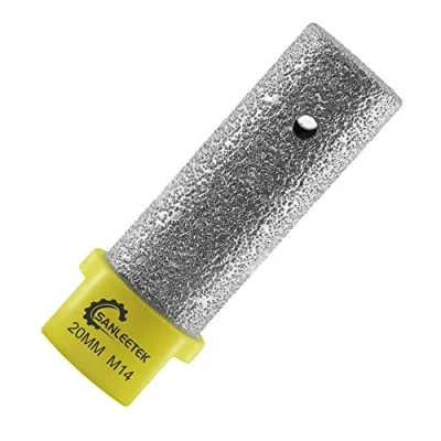 Imagen de Fresa de Diamante 20mm Broca Azulejos para Agrandar y Forma a Agujeros Existentes en Porcelánico Cerámica Mármol Granito Piedra Artificial M14 Rosca SANLEETEK