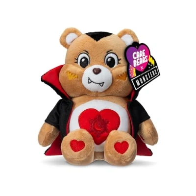 Imagen de Care Bears Tenderheart as DRACULA, Universal Monsters 22cm Soft Plush Toy